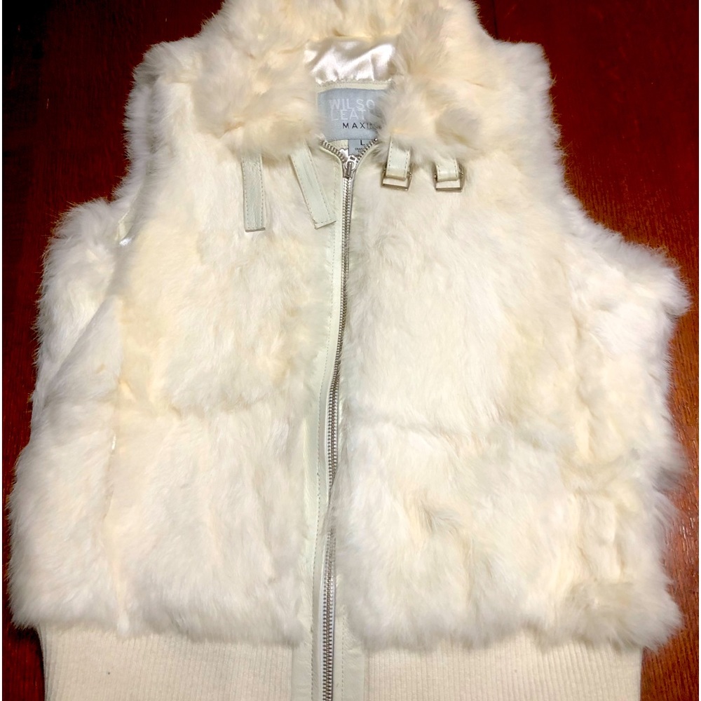 Wilson rabbit fur vest